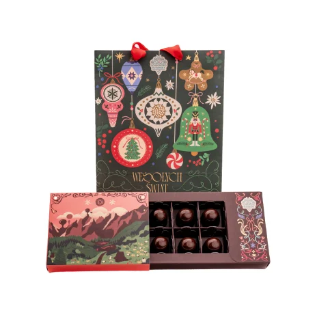 Zestaw ręcznie robionych pralin piernikowych 6 szt.